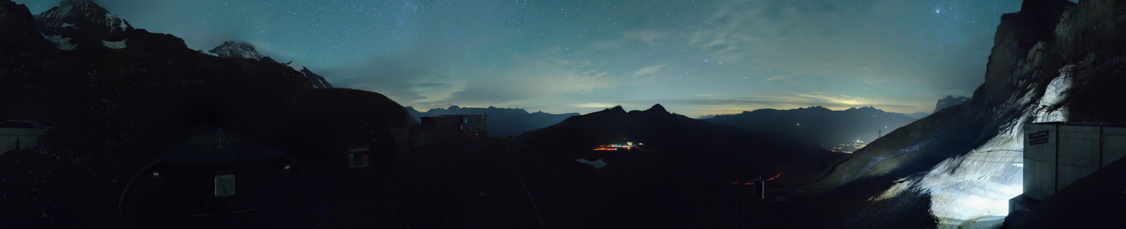 Jungfraubahnen Management AG Eigergletscher snow cam captured at 4 October 2026 at 11:59 pm GMT+2