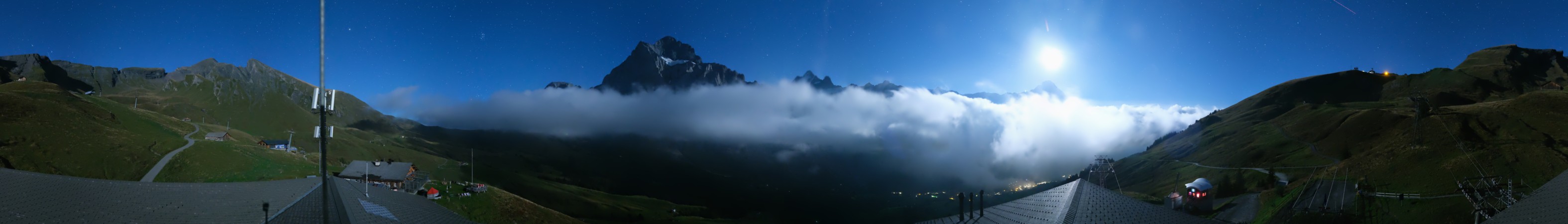 Jungfraubahnen Management AG First Schreckfeld snow cam captured at 21 September 2026 at 11:55 pm GMT+2