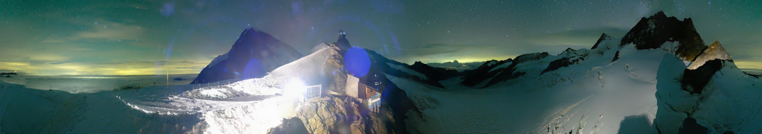 Jungfraubahnen Management AG Jungfraujoch snow cam captured at 17 September 2026 at 11:50 pm GMT+2