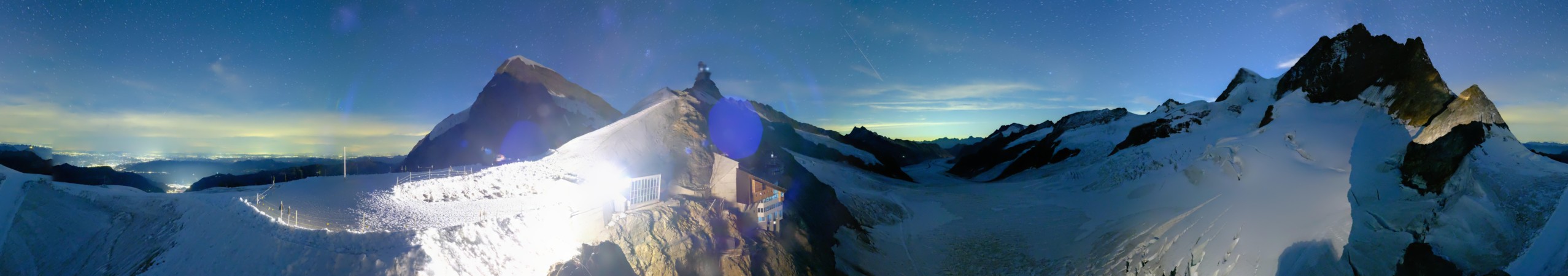 Jungfraubahnen Management AG Jungfraujoch snow cam captured at 19 September 2026 at 11:45 pm GMT+2