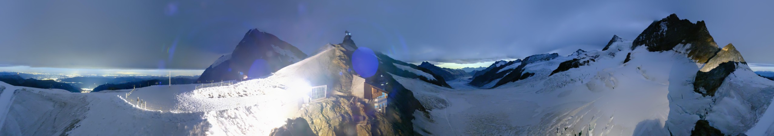 Jungfraubahnen Management AG Jungfraujoch snow cam captured at 20 September 2026 at 11:54 pm GMT+2