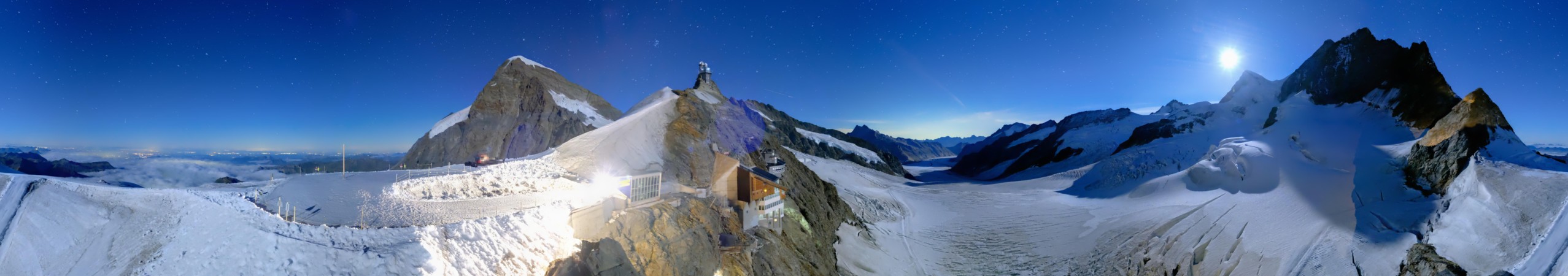 Jungfraubahnen Management AG Jungfraujoch snow cam captured at 21 September 2026 at 11:55 pm GMT+2
