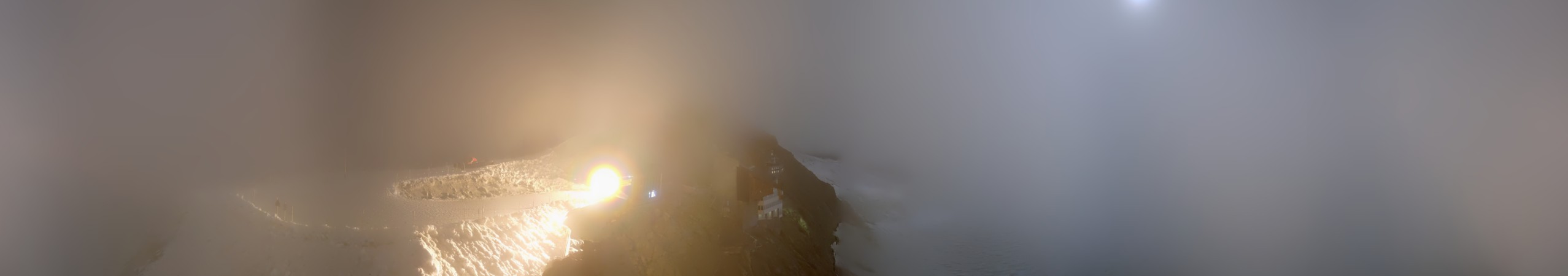 Jungfraubahnen Management AG Jungfraujoch snow cam captured at 23 September 2026 at 11:57 pm GMT+2
