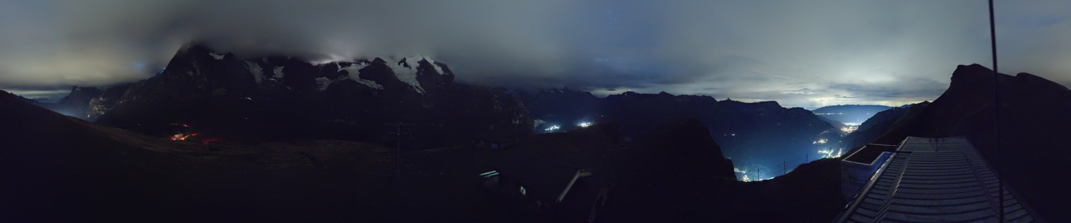 Jungfraubahnen Management AG Lauberhorn Wixi snow cam captured at 13 September 2026 at 11:45 pm GMT+2