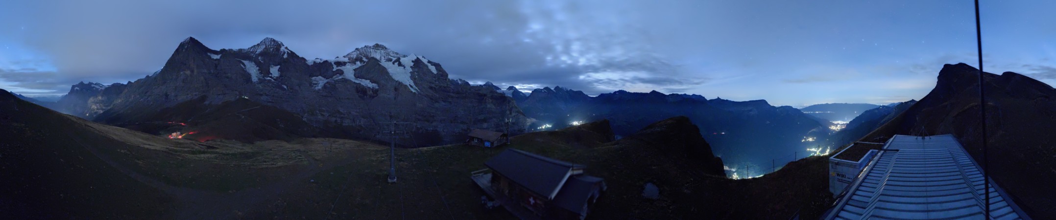 Jungfraubahnen Management AG Lauberhorn Wixi snow cam captured at 20 September 2026 at 11:54 pm GMT+2