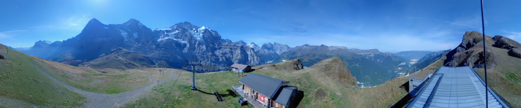 Jungfraubahnen Management AG Lauberhorn Wixi snow cam captured at 28 September 2026 at 11:56 pm GMT+2
