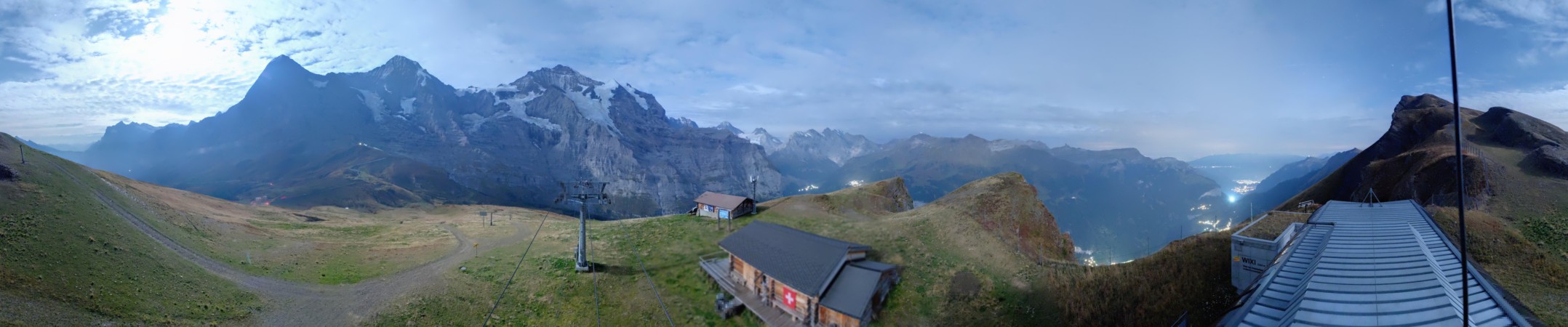 Jungfraubahnen Management AG Lauberhorn Wixi snow cam captured at 30 September 2026 at 11:46 pm GMT+2