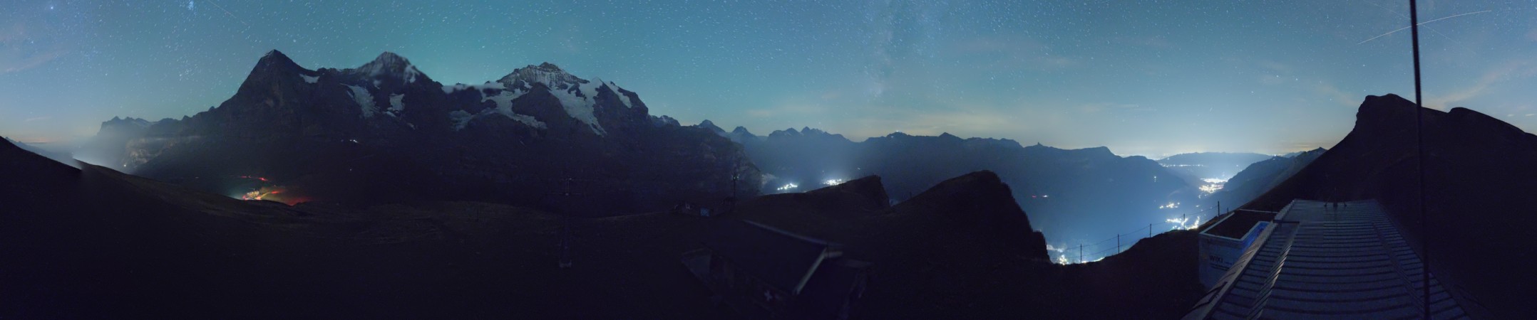 Jungfraubahnen Management AG Lauberhorn Wixi snow cam captured at 3 October 2026 at 11:52 pm GMT+2