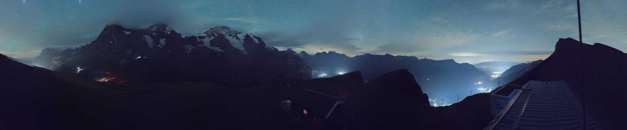 Jungfraubahnen Management AG Lauberhorn Wixi snow cam captured at 4 October 2026 at 11:59 pm GMT+2