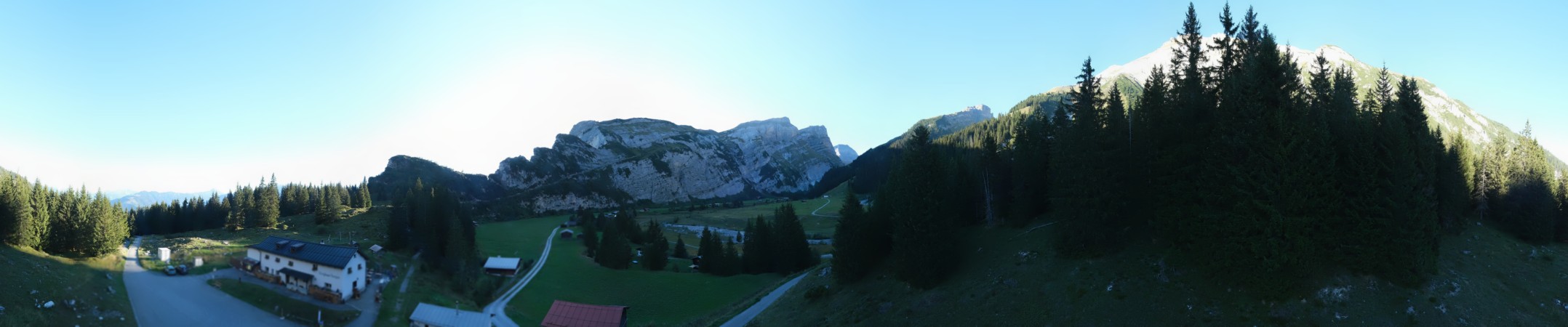 Laax Flims Falera - Weisse Arena Bargis snow cam captured at 15 September 2026 at 6:15 pm GMT+2