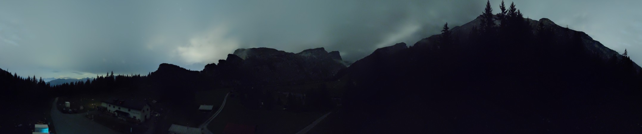 Laax Flims Falera - Weisse Arena Bargis snow cam captured at 17 September 2026 at 11:50 pm GMT+2