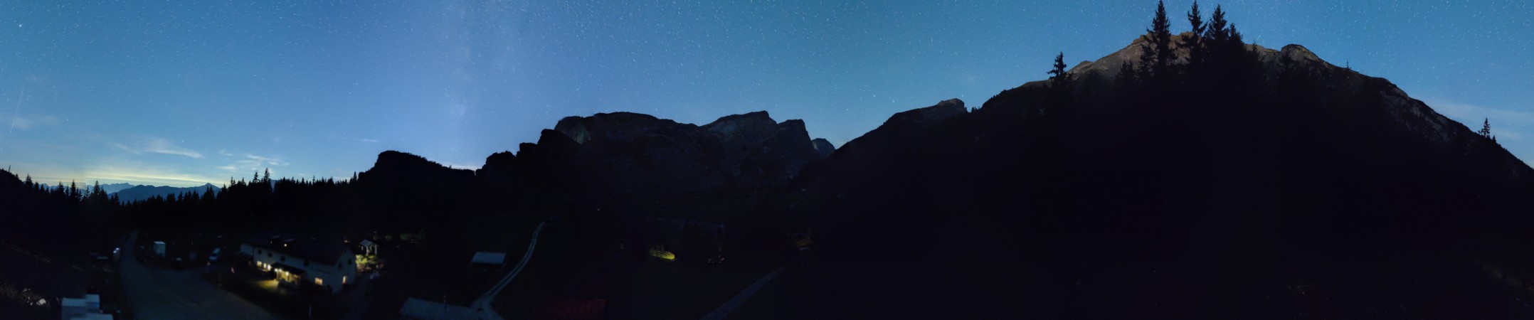 Laax Flims Falera - Weisse Arena Bargis snow cam captured at 19 September 2026 at 11:57 pm GMT+2