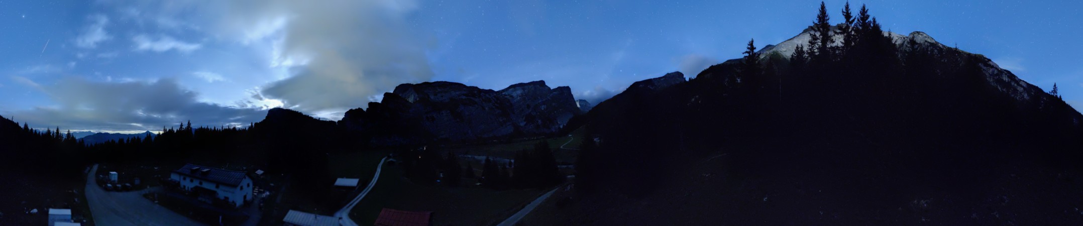 Laax Flims Falera - Weisse Arena Bargis snow cam captured at 20 September 2026 at 11:54 pm GMT+2