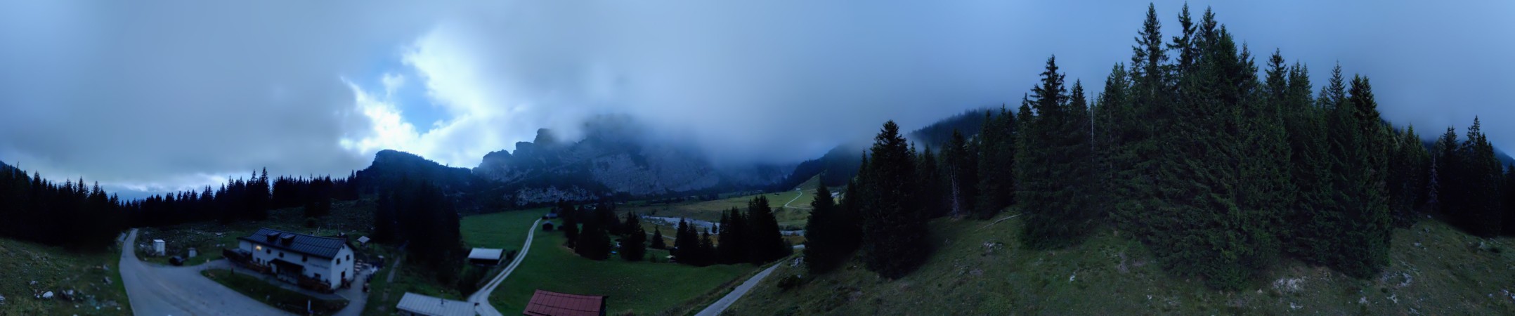 Laax Flims Falera - Weisse Arena Bargis snow cam captured at 21 September 2026 at 11:44 pm GMT+2
