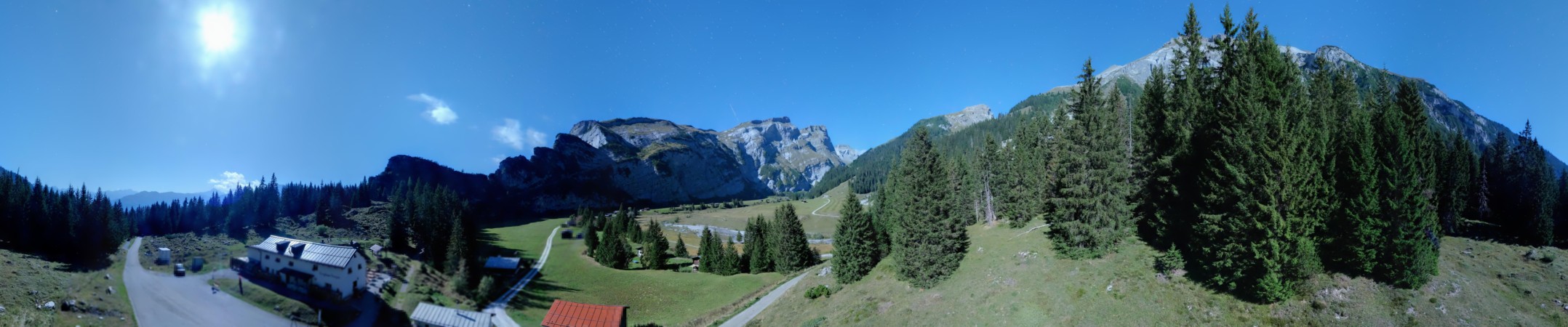 Laax Flims Falera - Weisse Arena Bargis snow cam captured at 24 September 2026 at 11:52 pm GMT+2