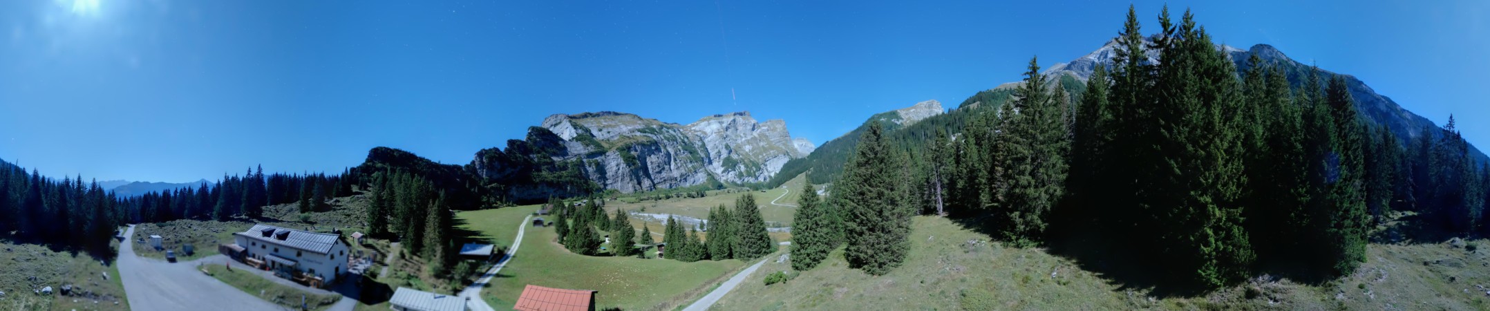 Laax Flims Falera - Weisse Arena Bargis snow cam captured at 26 September 2026 at 11:43 pm GMT+2