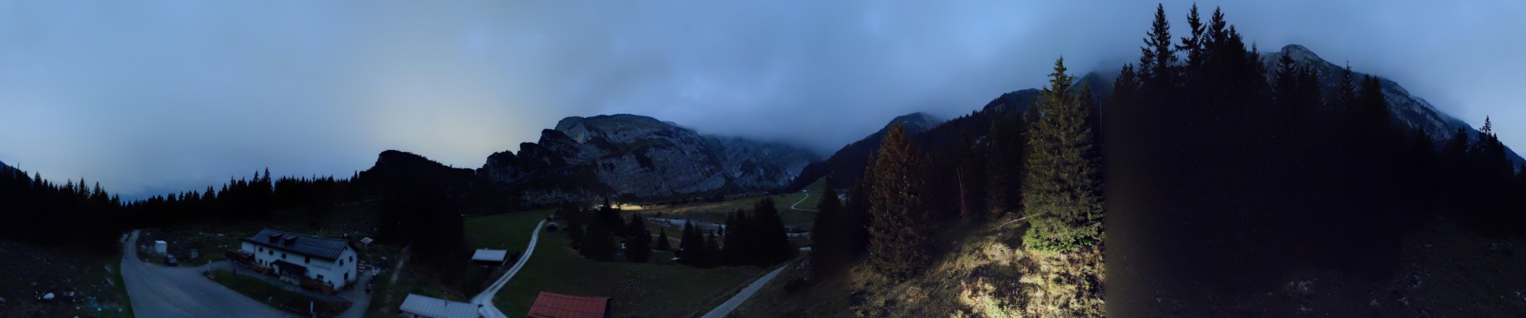 Laax Flims Falera - Weisse Arena Bargis snow cam captured at 1 October 2026 at 11:49 pm GMT+2