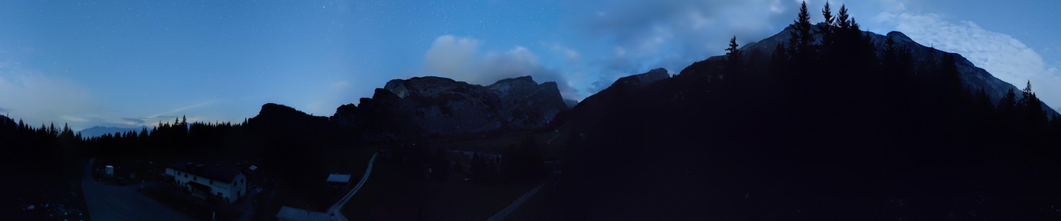 Laax Flims Falera - Weisse Arena Bargis snow cam captured at 2 October 2026 at 11:36 pm GMT+2