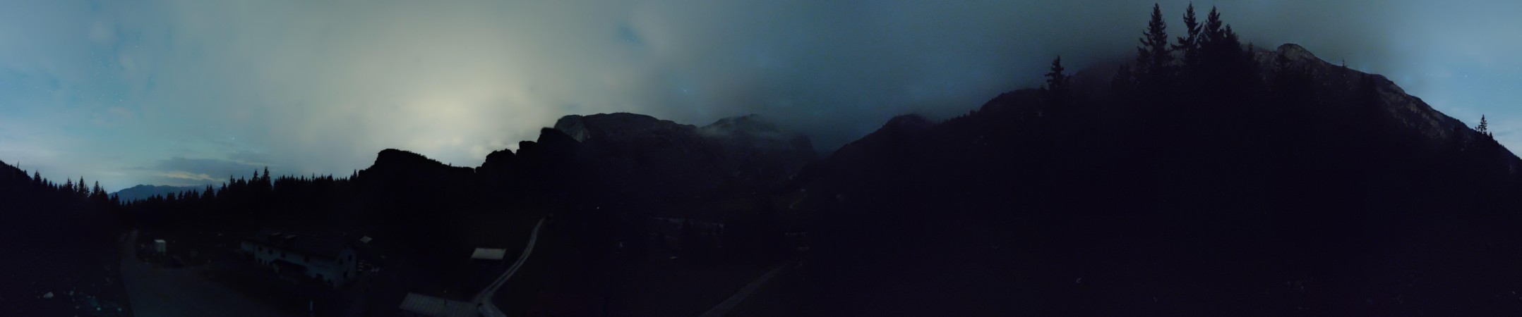 Laax Flims Falera - Weisse Arena Bargis snow cam captured at 3 October 2026 at 11:54 pm GMT+2