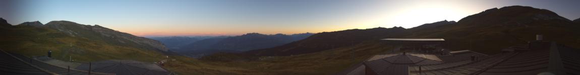 Laax Flims Falera - Weisse Arena Berghaus Nagens snow cam captured at 11 September 2026 at 8:03 pm GMT+2