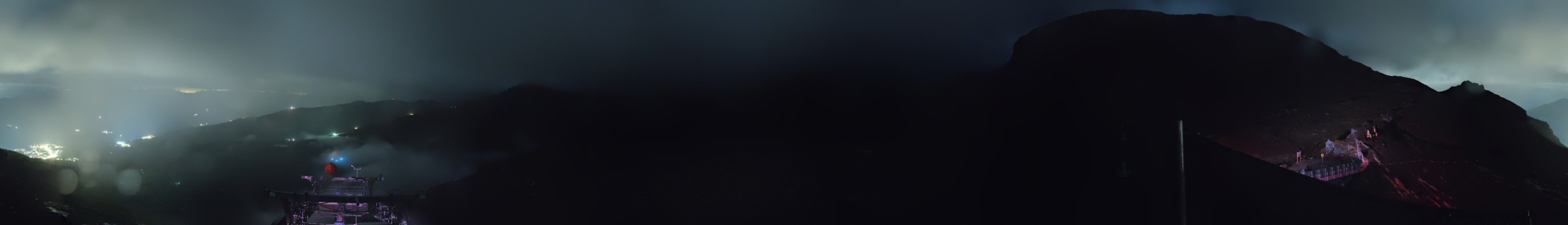 Laax Flims Falera - Weisse Arena Cassons snow cam captured at 13 September 2026 at 11:45 pm GMT+2