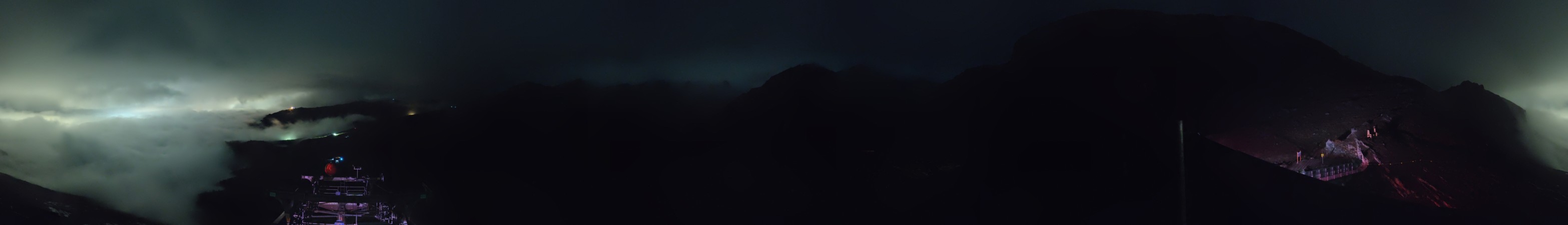 Laax Flims Falera - Weisse Arena Cassons snow cam captured at 16 September 2026 at 11:49 pm GMT+2