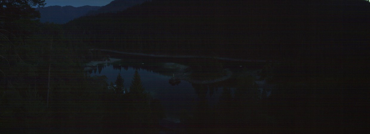 Laax Flims Falera - Weisse Arena Caumasee snow cam captured at 19 September 2026 at 7:55 pm GMT+2