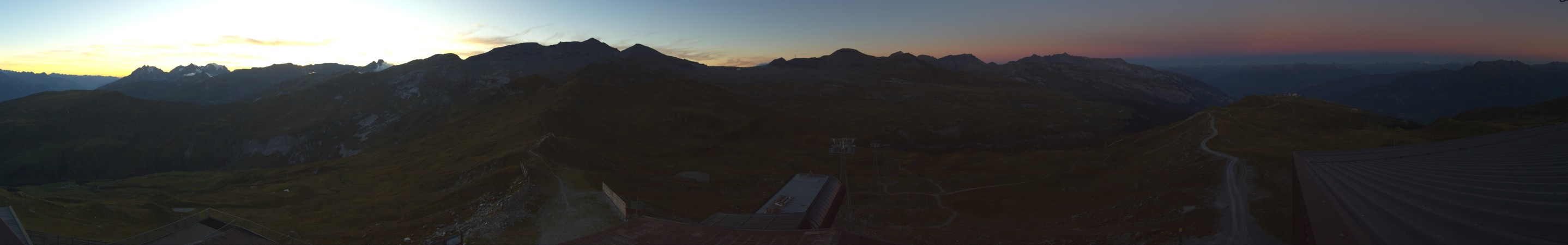 Laax Flims Falera - Weisse Arena Crap Masegn snow cam captured at 12 September 2026 at 7:53 pm GMT+2