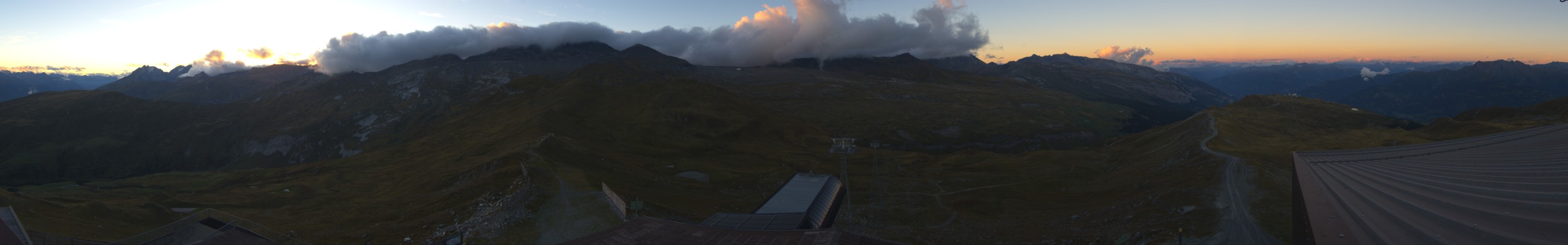 Laax Flims Falera - Weisse Arena Crap Masegn snow cam captured at 14 September 2026 at 7:42 pm GMT+2