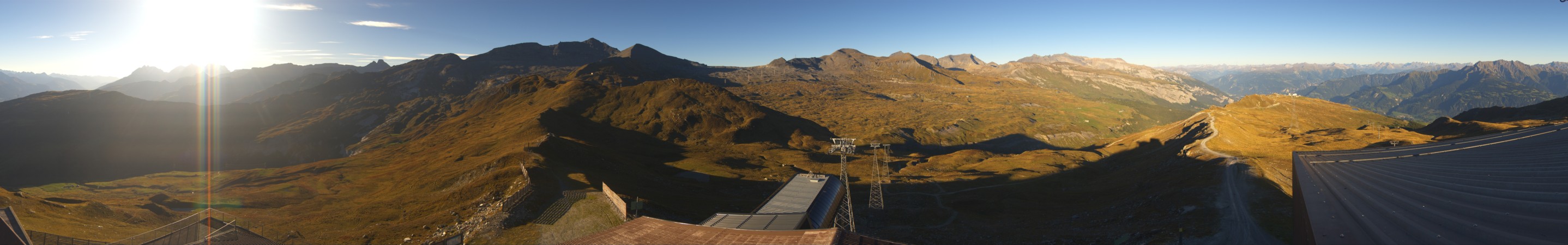 Laax Flims Falera - Weisse Arena Crap Masegn snow cam captured at 15 September 2026 at 6:15 pm GMT+2
