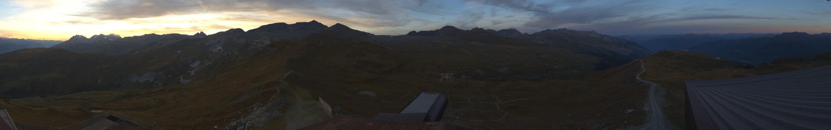 Laax Flims Falera - Weisse Arena Crap Masegn snow cam captured at 19 September 2026 at 7:33 pm GMT+2