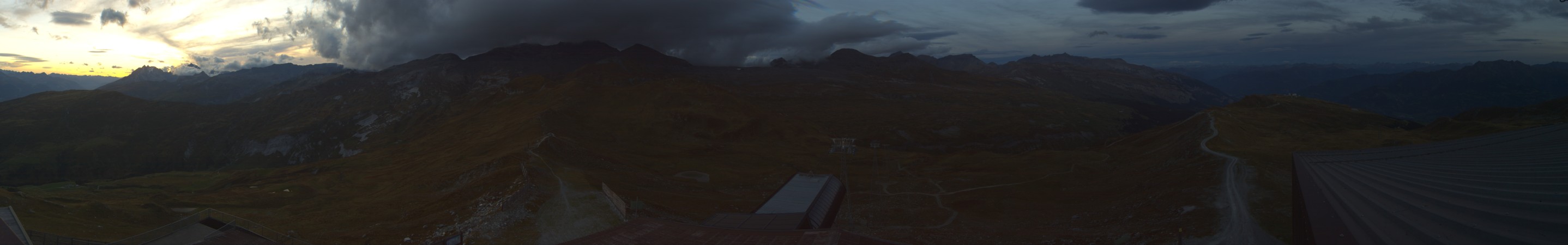 Laax Flims Falera - Weisse Arena Crap Masegn snow cam captured at 20 September 2026 at 7:41 pm GMT+2