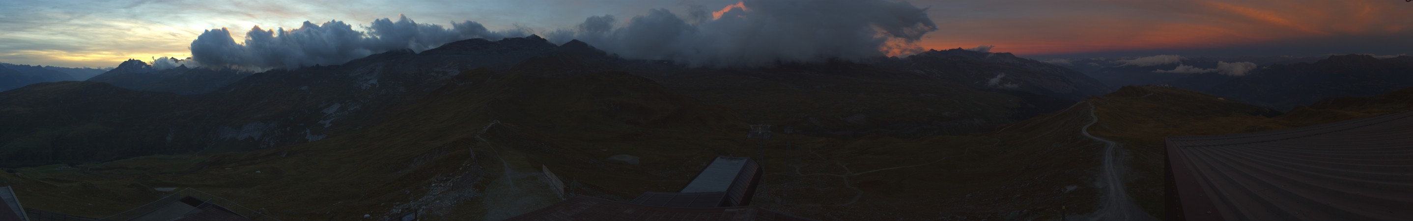 Laax Flims Falera - Weisse Arena Crap Masegn snow cam captured at 21 September 2026 at 7:32 pm GMT+2