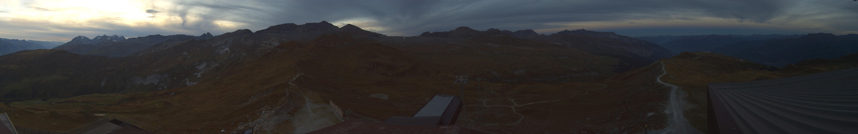 Laax Flims Falera - Weisse Arena Crap Masegn snow cam captured at 29 September 2026 at 7:33 pm GMT+2