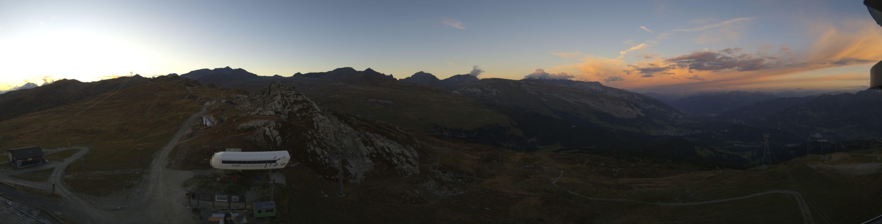 Laax Flims Falera - Weisse Arena Crap Sogn Gion Plaun snow cam captured at 5 October 2026 at 6:57 pm GMT+2