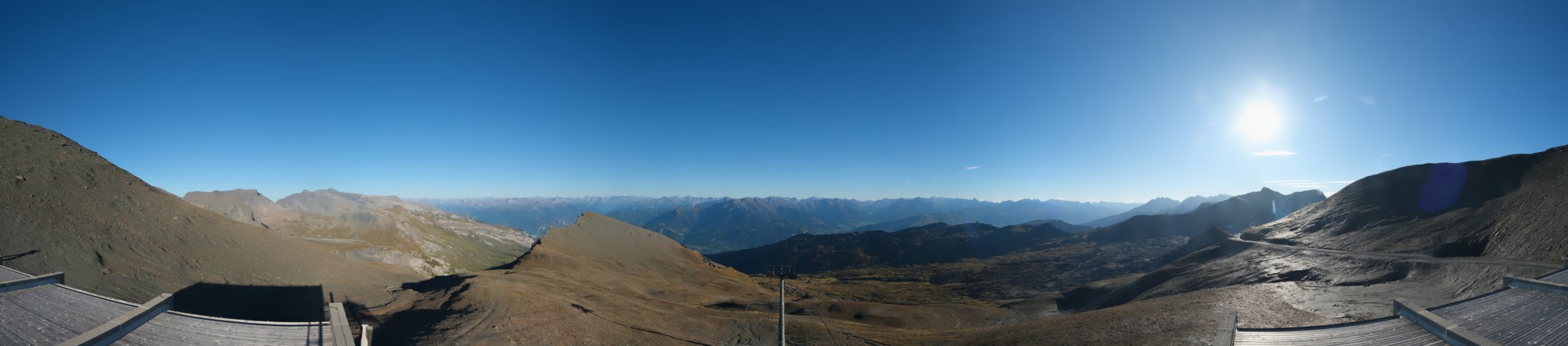 Laax Flims Falera - Weisse Arena La Siala snow cam captured at 15 September 2026 at 6:05 pm GMT+2