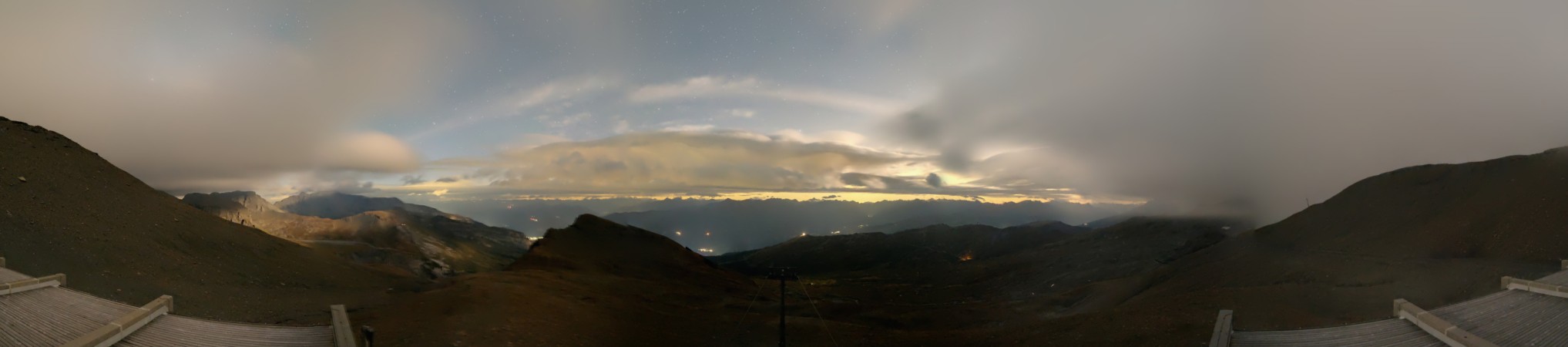 Laax Flims Falera - Weisse Arena La Siala snow cam captured at 20 September 2026 at 11:54 pm GMT+2