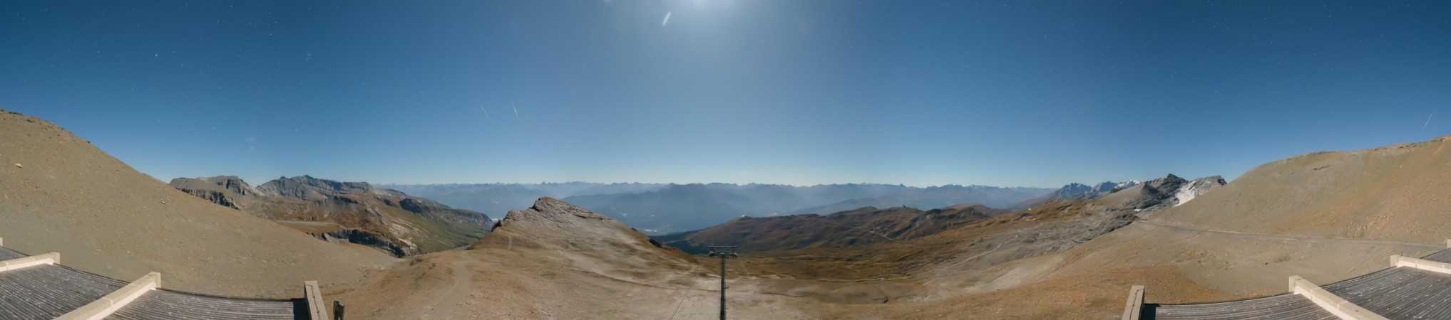 Laax Flims Falera - Weisse Arena La Siala snow cam captured at 25 September 2026 at 11:54 pm GMT+2
