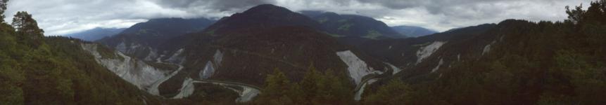 Laax Flims Falera - Weisse Arena Rheinschlucht - Conn snow cam captured at 10 September 2026 at 8:00 pm GMT+2
