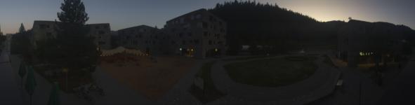 Laax Flims Falera - Weisse Arena Rocksresort snow cam captured at 11 September 2026 at 8:03 pm GMT+2