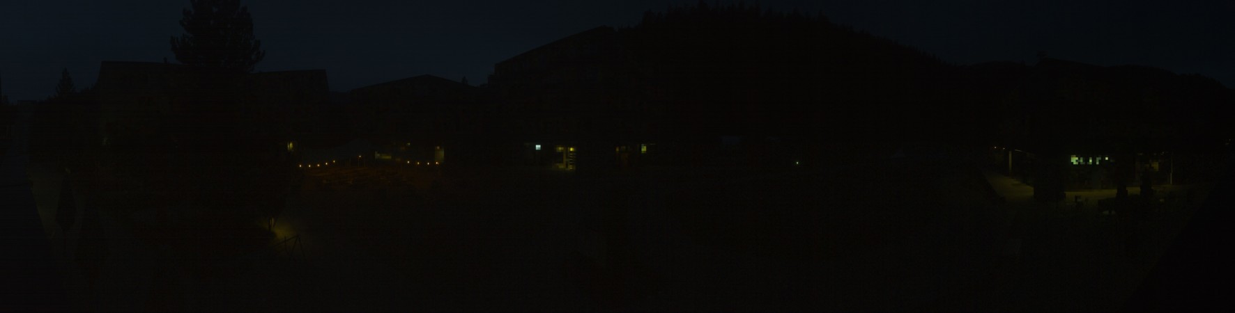 Laax Flims Falera - Weisse Arena Rocksresort snow cam captured at 17 September 2026 at 7:59 pm GMT+2