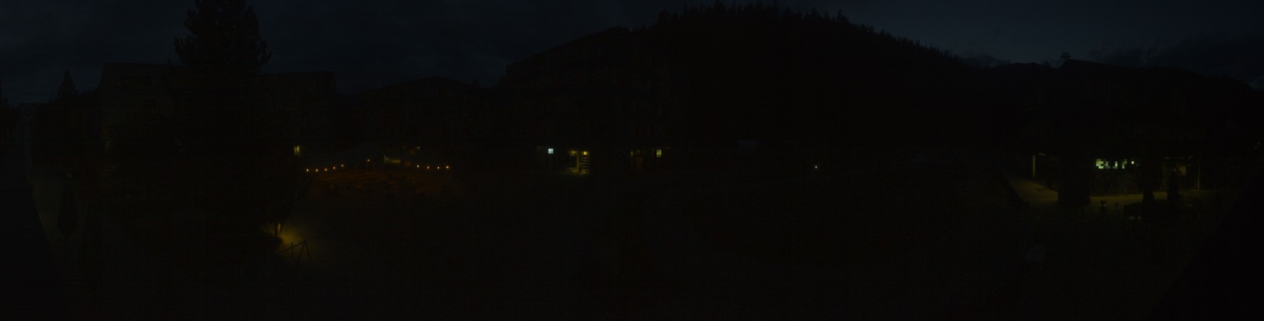 Laax Flims Falera - Weisse Arena Rocksresort snow cam captured at 18 September 2026 at 8:11 pm GMT+2