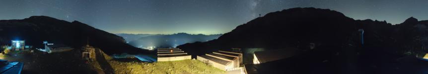 Laax Flims Falera - Weisse Arena Segneshütte snow cam captured at 11 September 2026 at 11:54 pm GMT+2