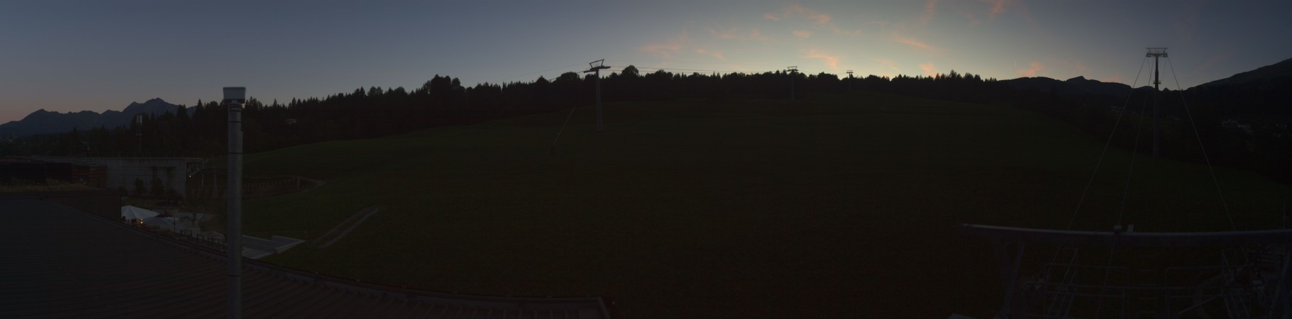 Laax Flims Falera - Weisse Arena Talstation Flims snow cam captured at 12 September 2026 at 8:05 pm GMT+2