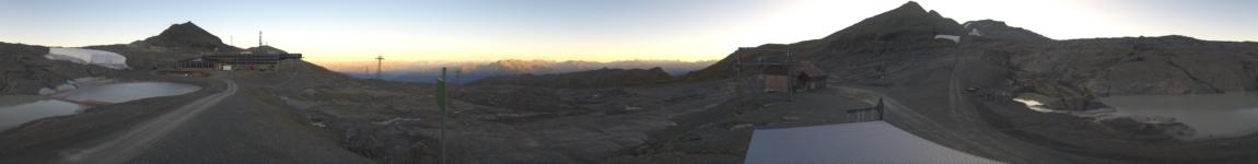 Laax Flims Falera - Weisse Arena Vorab Gletscher snow cam captured at 11 September 2026 at 7:41 pm GMT+2