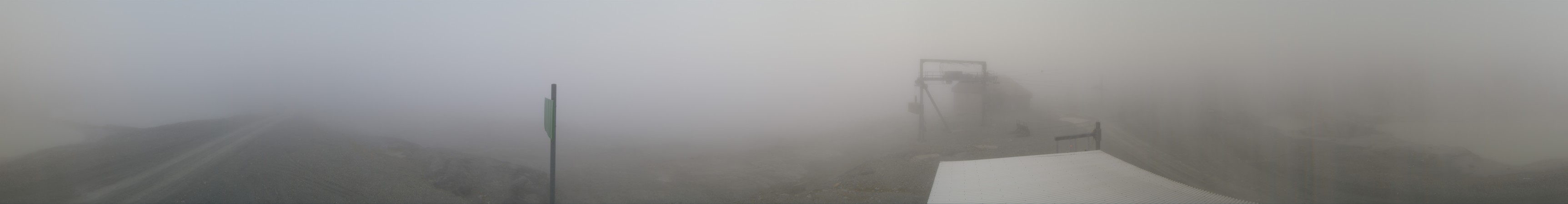 Laax Flims Falera - Weisse Arena Vorab Gletscher snow cam captured at 18 September 2026 at 6:43 pm GMT+2