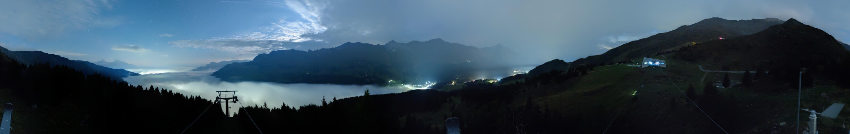 Lenzerheide Bergbahnen Heidbühl - Churwalden snow cam captured at 2 October 2026 at 11:36 pm GMT+2