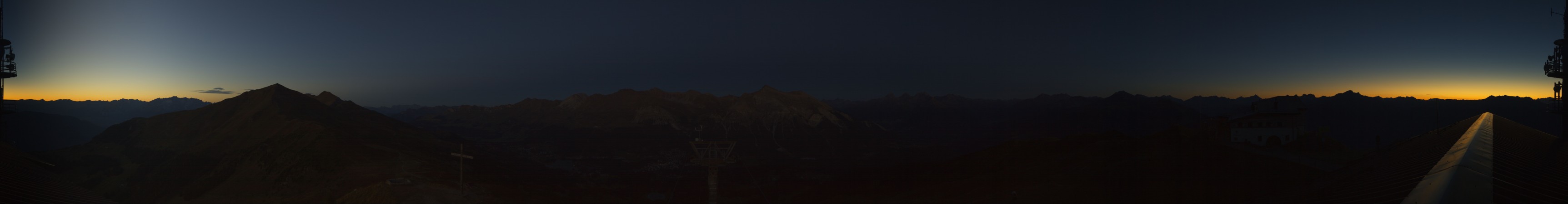 Lenzerheide Bergbahnen Piz Scalottas snow cam captured at 27 September 2026 at 7:39 pm GMT+2