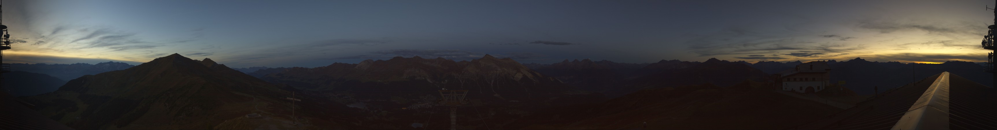 Lenzerheide Bergbahnen Piz Scalottas snow cam captured at 28 September 2026 at 7:33 pm GMT+2