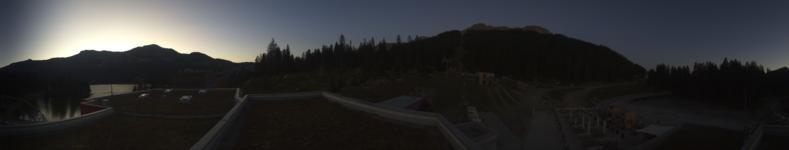 Lenzerheide Bergbahnen Talstation snow cam captured at 11 September 2026 at 8:03 pm GMT+2